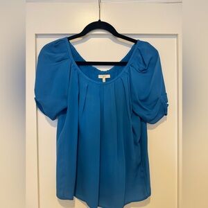 Joie Silk Short Sleeve Blouse - XS